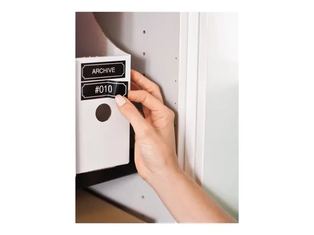 Brother TZe-355 - Selv-adhesiv hvitt på svart Rull (2,4 cm x 8 m) ...