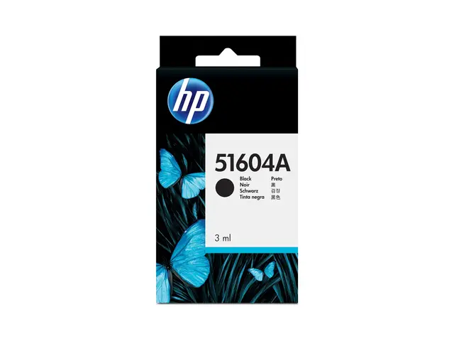 HP - 3 ml - svart - original - blekkpatron - for QuietJet Plus; Th...
