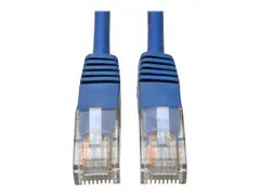 Eaton Tripp Lite Series Cat5e 350 MHz Molded (UTP) Ethernet Cable (RJ45 M/M), PoE Blue, 6 ft. (1.83 m) - Koblingskabel - RJ-45 (hann) til RJ-45 (hann) - 1.8 m - UTP - CAT 5e - formst&#248;pt, flertr&#229;det - bl&#229;