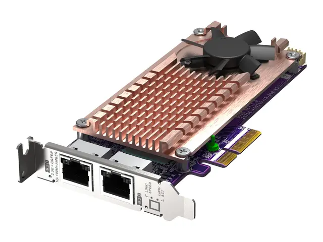 QNAP QM2-2P2G2T - Diskkontroller - M.2 - M.2 NVMe Card / PCIe 3.0 ...
