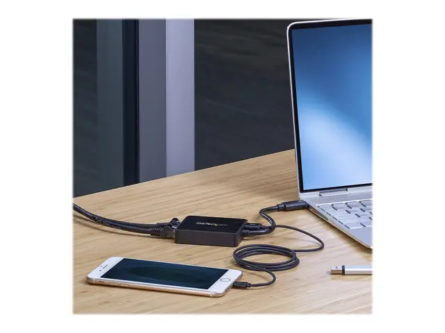 StarTech.com USB 3.0 to Dual Port Gigabit Ethernet Adapter w/ - 10...