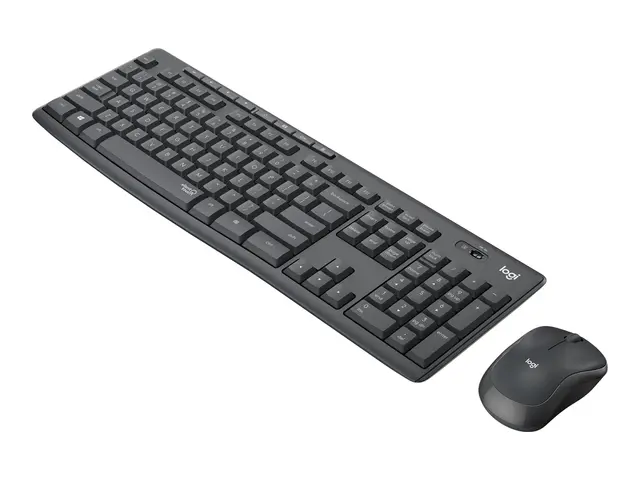Logitech MK295 Silent - Tastatur- og mussett - trådløs - 2.4 GHz -...