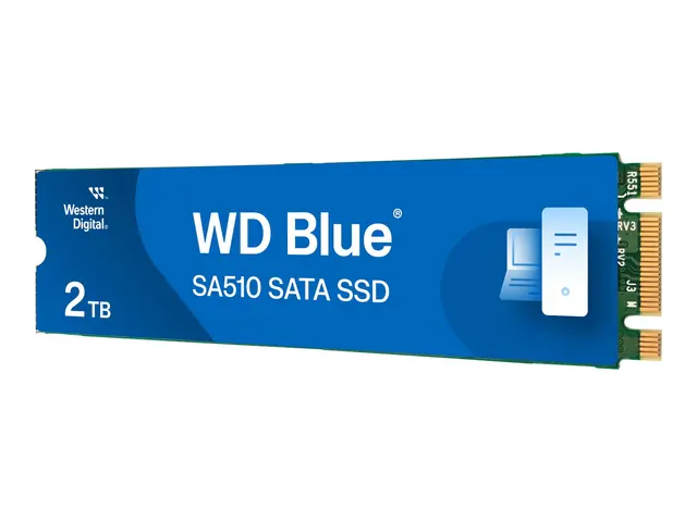 WD Blue SA510 - SSD 2 TB intern M.2 2280 SATA 6Gb/s