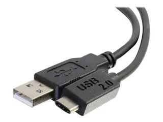 C2G 12ft USB C to USB A Cable - M/M USB-kabel - USB-C (hann) til USB (hann) - USB 2.0 - 3.66 m - formstøpt - svart