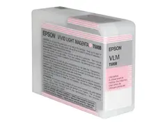 Epson - 80 ml - livlig lys magenta - original blekkpatron - for Stylus Pro 3880, Pro 3880 Mirage Edition, Pro 3880 Signature Worthy Edition