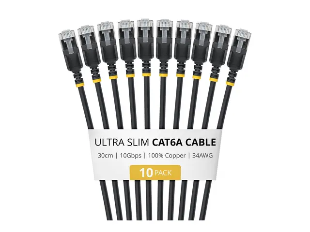 Startech - Koblingskabel - RJ-45 (hann) til RJ-45 (hann) - 30 cm -...