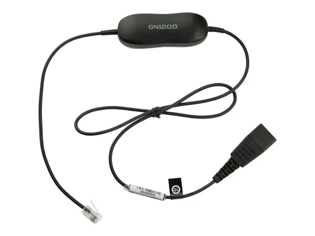 Jabra Smart Cord - Hodetelefonkabel - svart - for Cisco IP Phone 7...