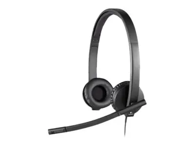 Logitech USB Headset H570e - Hodesett - on-ear kablet 