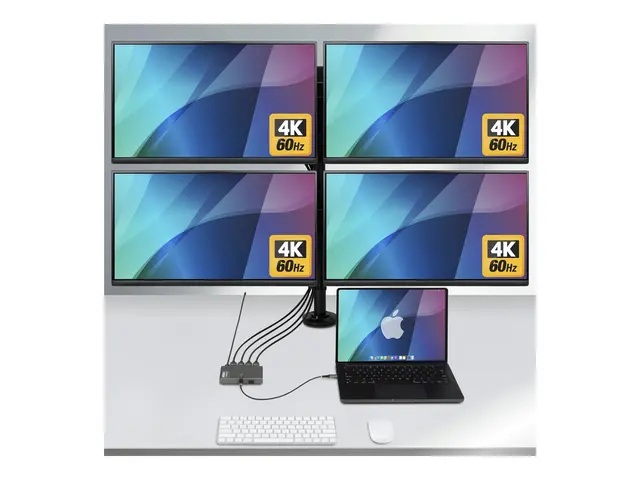 StarTech.com - dokkingstasjon USB-C 4 x HDMI TAA-samsvar