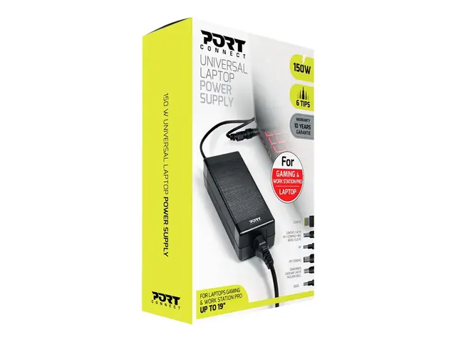 PORT Connect - Strømadapter AC 100-240 V 150 watt