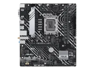 ASUS PRIME H610M-A WIFI - Hovedkort micro ATX - LGA1700-sokkel - H610 Chipset - USB 3.2 Gen 2, USB 3.2 Gen 1 - Gigabit LAN, Wi-Fi, Bluetooth - innbygd grafikk (CPU kreves) - HD-lyd (8-kanalers)