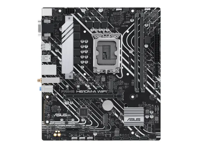 ASUS PRIME H610M-A WIFI - Hovedkort micro ATX LGA1700-sokkel H610 ...