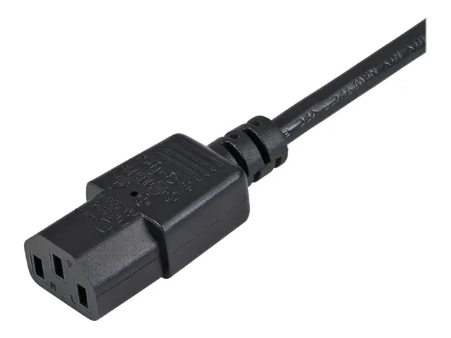StarTech.com 1m (3ft) Power Extension Cord, C14 to C13, 10A 125V, ...