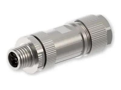 Teltonika - Strømkontakt 8-pins M12 (hann) skrubar 60 V 0.5 A