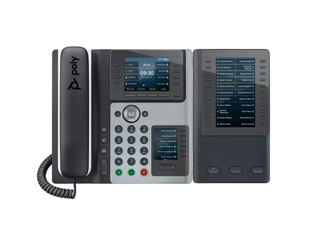HP Poly Edge E400 - VoIP-telefon med anrops-ID/samtale venter trev...
