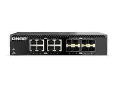 QNAP QSW-3216R-8S8T - Switch - 8 x 100/1000/2.5G/5G/10GBase-T + 8 x 10Gb Ethernet SFP+ rackmonterbar