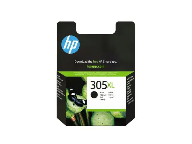 HP 305XL - 4 ml Høy ytelse pigmentert svart original blekkpatron f...