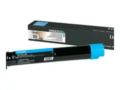 Lexmark - Ekstra høy ytelse - cyan original - tonerpatron LCCP - for Lexmark X950DE, X950dhe, X950dte, X952, X952DE, X952dhe, X952DTE, X954DE, X954DHE