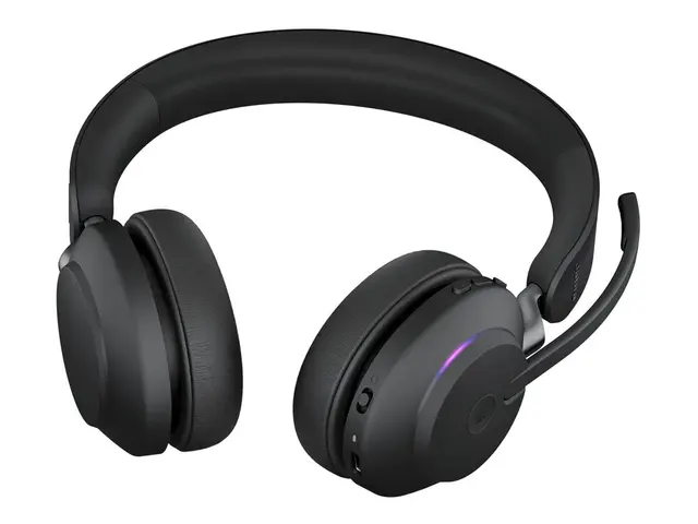 Jabra Evolve2 65 MS Stereo - Hodesett - on-ear - Bluetooth - trådl...