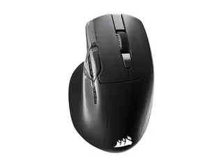 CORSAIR NIGHTSWORD v2 - Mus - høyrehendt optisk - 8 knapper - trådløs, kablet - 2.4 GHz, Bluetooth, USB - USB Slipstream trådløs mottaker