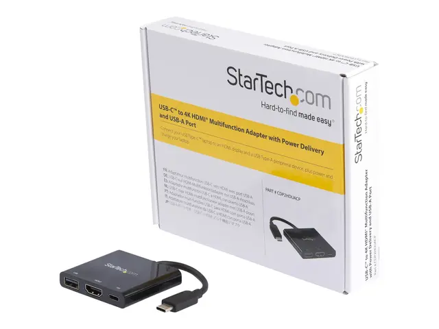 Startech USB-C to HDMI Adapter - 4K 30Hz Thunderbolt 3 Compatible ...
