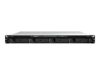 Synology RackStation RS826+ - NAS-server 4 brønner - kan monteres i rack - SATA 6Gb/s - RAID JBOD, 0, 1, 5, 6, 10 - RAM 4 GB - Gigabit Ethernet - iSCSI støtte - 1U