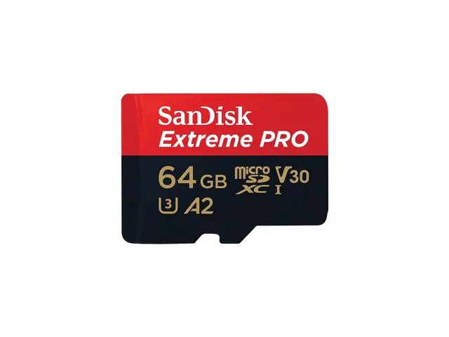 SanDisk Extreme Pro - Flashminnekort (microSDXC til SD-adapter ink...