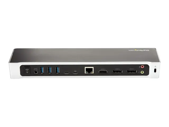 StarTech.com 4K USB-C Dock - Triple Monitor Mac & Windows 60W USB ...
