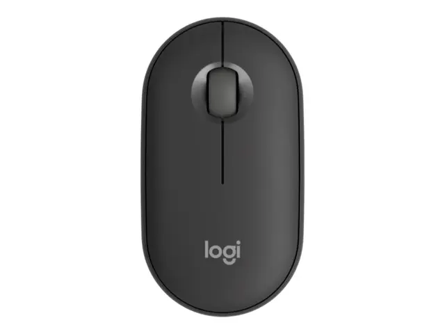 Logitech Pebble Mouse 2 M350s - Mus optisk 3 knapper trådløs Bluet...