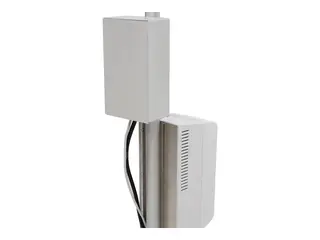 Ergotron LiFeKinnex - Monteringskomponent (kabelstyringsboks, batteribøyle) hvit - vognmonterbar - for StyleView Pole Cart