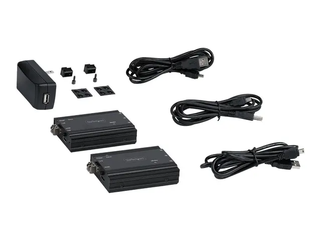 Startech 4K HDMI KVM Extender over Fiber, Video & USB up to 984ft/...