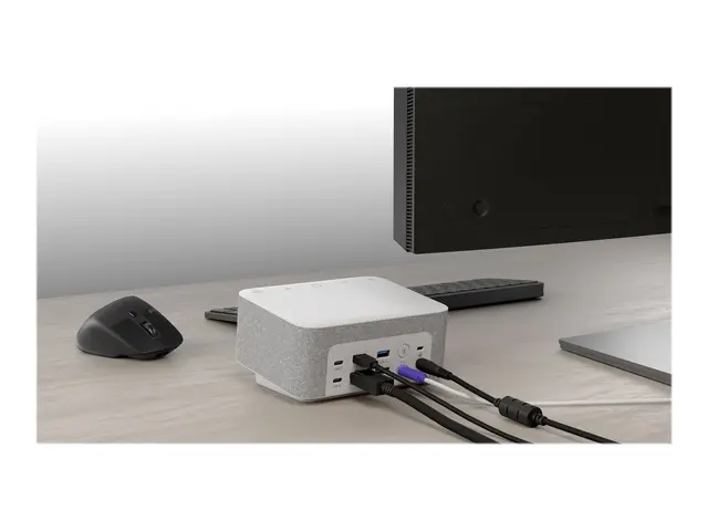 Logitech Logi Dock for UC - Dokkingstasjon - USB-C - HDMI, DP - Bl...