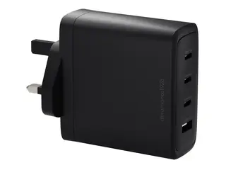 dbramante1928 - Strømadapter - 140 watt - 4 utgangskontakter (3 x USB-C, USB) svart