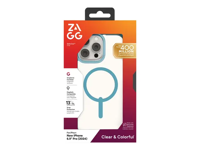 Zagg Santa Cruz Snap - Baksidedeksel for mobiltelefon MagSafe-sams...