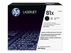 HP 81X - H&#248;y ytelse - svart - original - LaserJet tonerpatron (CF281X) - for LaserJet M605; LaserJet Enterprise M605, M632, MFP M630; LaserJet Enterprise Flow MFP M630