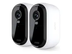 Arlo Essential - Nettverksoverv&#229;kingskamera innend&#248;rs, utend&#248;rs - v&#230;rbestandig - farge (Dag og natt) - 4 MP - 2560 x 1440 - lyd - tr&#229;dl&#248;s - Wi-Fi (en pakke 2)
