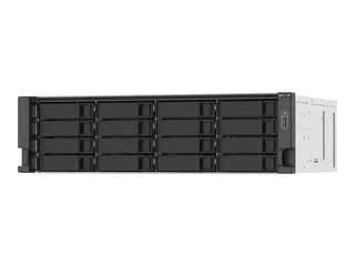 QNAP TS-1673AU-RP - NAS-server 16 brønner - kan monteres i rack - SATA 6Gb/s - RAID 0, 1, 5, 6, 10, JBOD, 5 hot spare, 6 hot spare, 10 hot spare - RAM 16 GB - Gigabit Ethernet / 2.5 Gigabit Ethernet - iSCSI støtte - 3U