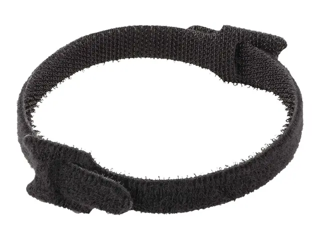 StarTech.com 6in Hook and Loop Cable Ties, 50 Pack, Black, Reusabl...