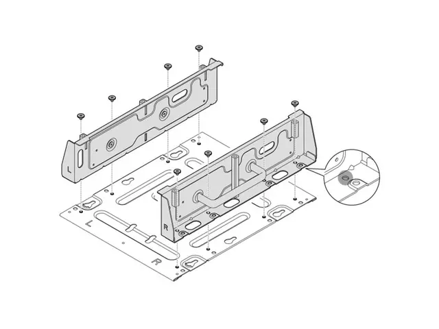 Lenovo - Servermonteringsbøyle (horisontal / vertikal) veggmonterb...
