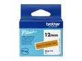 Brother BTAG-T31 - Sort p&#229; oransje Rull (1,2 cm x 4 m) 1 kassett(er) hengeboks - merketape