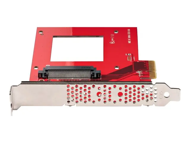 StarTech.com U.3 to PCIe Adapter Card, 4.0 x4 For 2.5" NVMe SSDs, ...
