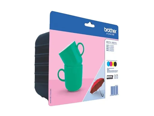 Brother LC227XLVALBP - 4-pack Høy ytelse svart, gul, cyan, magenta...