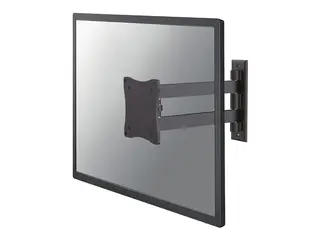 Neomounts FPMA-W820 - Brakett - full bevegelse for LCD-skjerm - svart - skjermstørrelse: 10"-27" - veggmonterbar