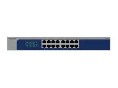 NETGEAR GS516 - V3 - switch - ikke-styrt 16 x 10/100/1000 - stasjon&#230;r, rackmonterbar