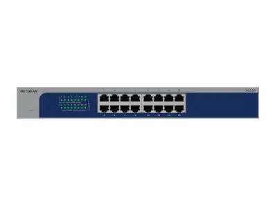 NETGEAR GS516 - V3 switch ikke-styrt 16 x 10/100/1000 stasjonær, r...