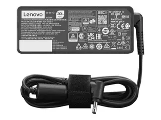 Lenovo - Strømadapter - AC 100-240 V - 65 Wh Europa, Indonesia - svart