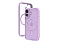 dbramante1928 Grenen - Baksidedeksel for mobiltelefon MagSafe-samsvar - plastikk - purpur, gjennomsiktig - for Apple iPhone 17