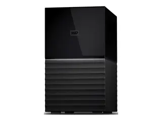 WD My Book Duo WDBFBE0440JBK - Harddisk - kryptert 44 TB - ekstern (stasjonær) - USB 3.2 Gen 1 - 256-bit AES