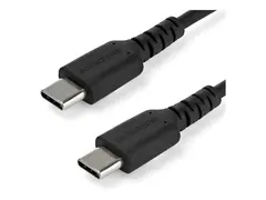 STARTECH 2M USB C CABLE BLACK HIGH QUALITY ARAMID FIBER