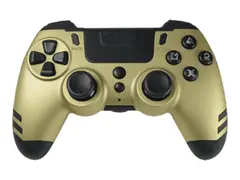 Steelplay Slim Pack - Håndkonsoll - trådløs 2.4 GHz - gull - for Sony PlayStation 4, PC, Sony PlayStation 3